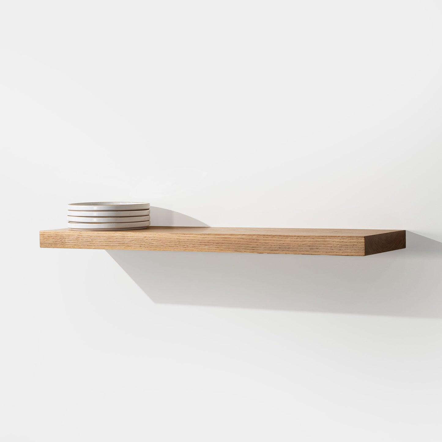 WHITE OAK FLOATING SHELVES
