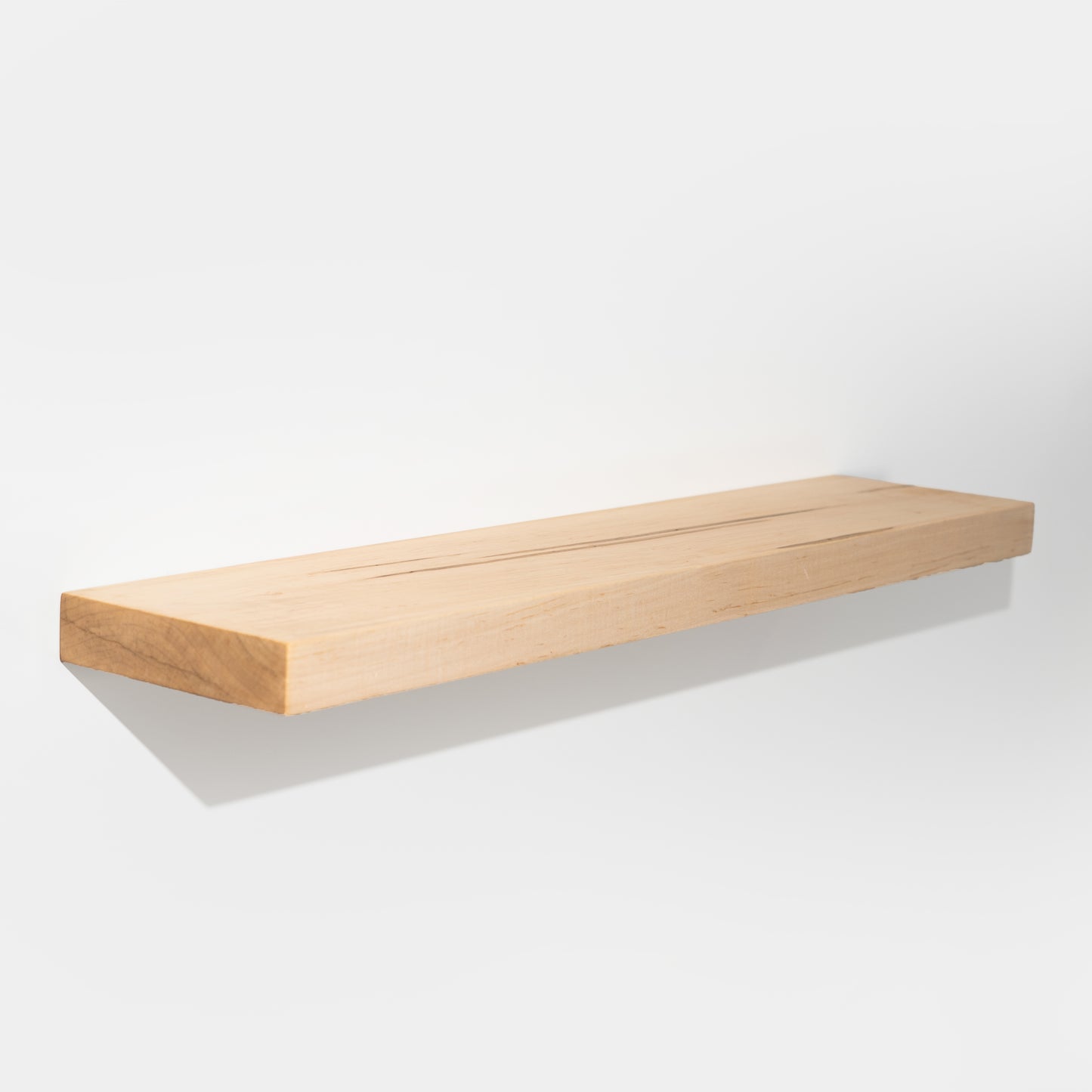 Maple floating shelves, canada, London, ontario, hardwood floating shelves, maple shelves, premium, high-quality, handmade shelves