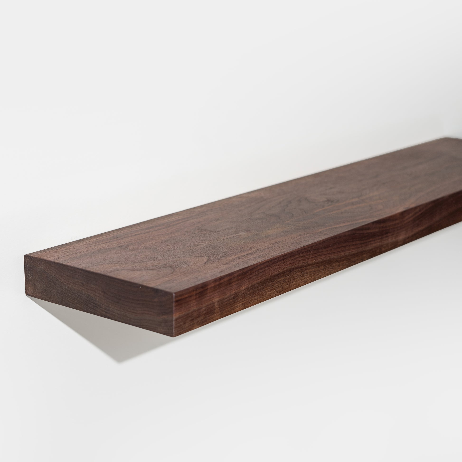 Black walnut floating shelves, canada, London, ontario, hardwood floating shelves, walnut shelves, premium, high-quality, handmade shelves